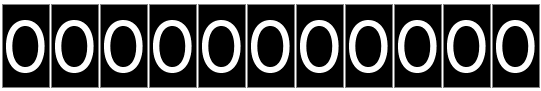 A odometer that counts up to 10 billion.